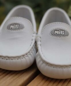 Sapato Mocassim masculino infantil Menino Branco