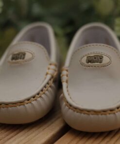 Sapato Mocassim masculino infantil Menino Marfim