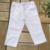Calça Oxford Cinza infantil masculina batizado casamento