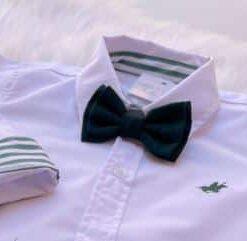 Gravata borboleta infantil masculina Batizado Casamento Festas Verde