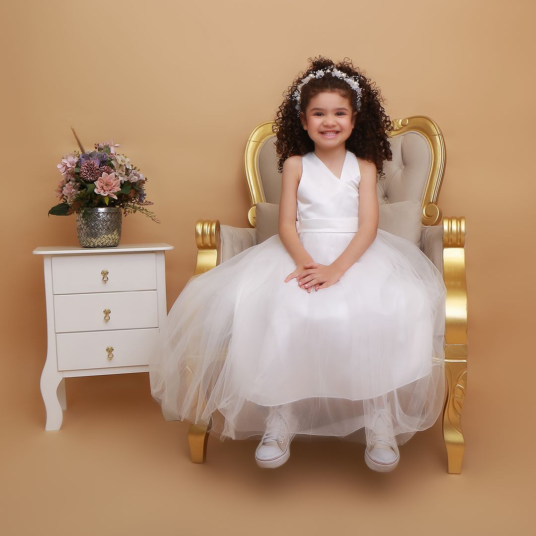 Vestido Princesa Sofia Festa Infantil Luxo - Perollas Kids