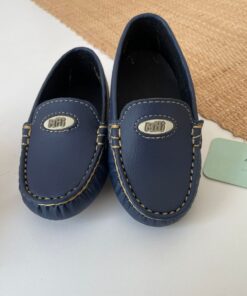 Sapato Mocassim Masculino Infantil Menino Azul Marinho